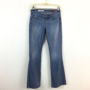 Express Jeans Women's Curvy Fit Flare Leg Size 2 Long length 32"